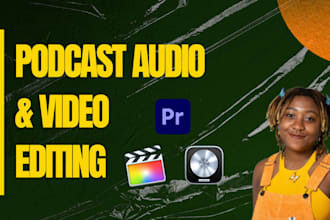 edit your podcast audio and video