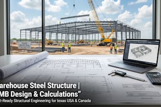 design warehouse steel structure pemb drawings calculations for texas