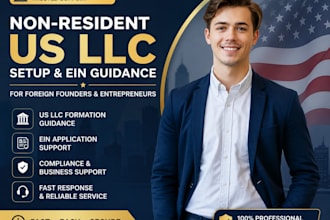 help non residents with US llc formation and ein guidance