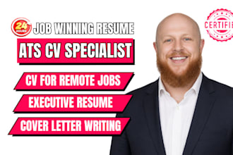 executive resume for management jobs, ats optimized resume, IT CV for remote job