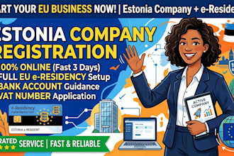 register your estonia company and provide eu e residency business setup