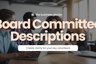 create board of directors committee descriptions and goals
