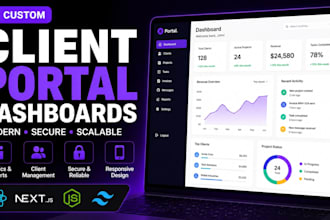 build a premium client portal dashboards for businesses