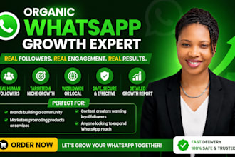 boost whatsapp followers and grow 50k whatsapp channel members
