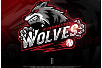 design wonderful excellent wolf logo with unlimited revision