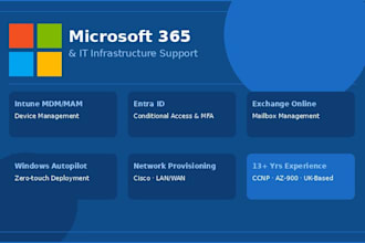 fix, set up or support your microsoft 365 and intune