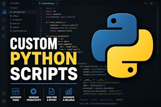 write custom python scripts for automation