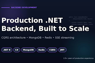 build your dotnet backend API with cqrs, mongodb, and redis