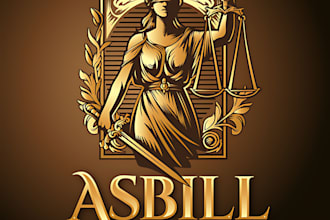 art elegant minimalist attorney,law firm,lawyer,law office,advocate logo design