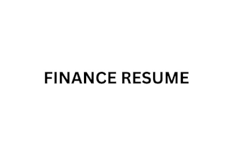 develop your finance resume to land six figure job