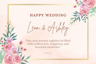 create aesthetic wedding invitation designs