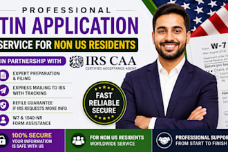 help apply itin individual taxpayer number for non US residents