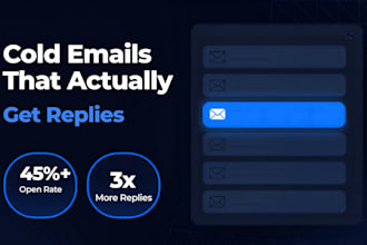 write a b2b cold email sequence that gets replies