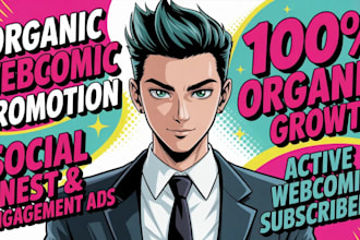 promote your webtoon, webcomic, or manga on tapas, voyceme