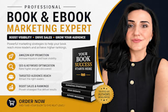 promote your book, ebook for maximum sales, and amazon kindle ranking