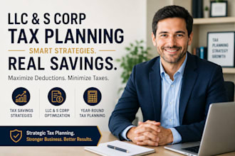 provide llc and s corp tax planning for small businesses