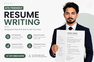 create ats resume CV and linkedin optimization