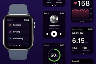 develop watch app health watch app smartwatch wearable app fitness tracking app