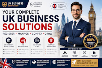 handle UK company registration vat filing and company dissolution