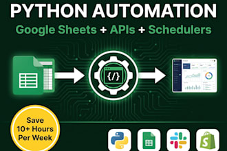 automate your workflows with python scripts and google sheets API