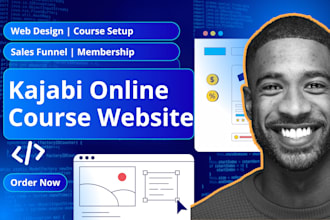 kajabi website design, kajabi online course, sales funnel, landing page