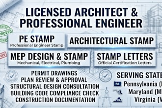 licensed pe stamp, pennsylvania pe stamp, maryland pe stamp, virginia pe stamp