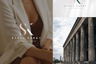 do luxury feminine beauty cosmetics, perfume, skincare, and spa logo design