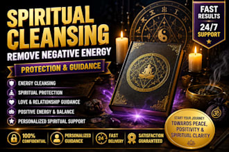 provide spiritual cleansing, energy protection, and positive guidance ser