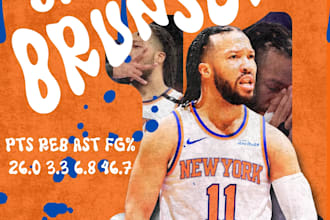 fun athlete poster designs