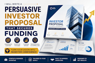 write persuasive investor proposal to secure startup fundraising