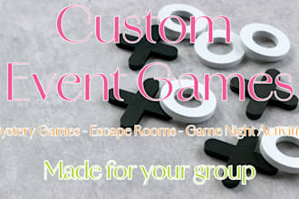 create a custom party game, escape room, or murder mystery