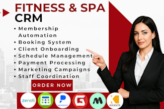 setup fitness and spa CRM zenoti pushpress gymdesk teamup mindbody kicksite