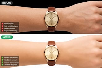 do professional photo products editing