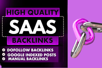 do saas backlinks on high DR saas websites