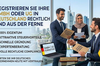 register your germany gmbh or ug company legally and remotely