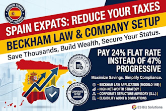 optimize your spanish taxes via beckham law and corporate setup
