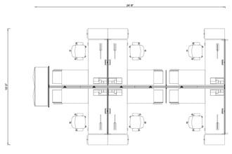create steelcase teknion corporate office layout bom
