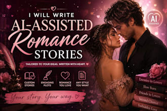 write ai assisted romance stories in your preferred style