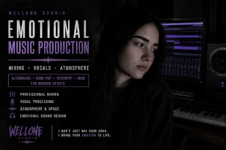 professionally mix emotional alternative vocal