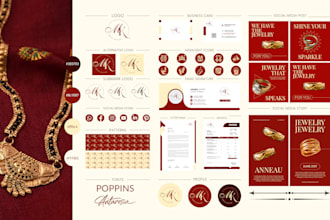 design custom business logo, brand identity and complete branding kit
