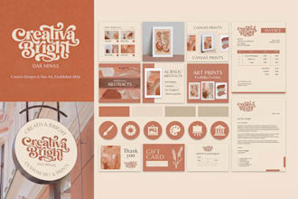 design business logo, brand identity or branding kit