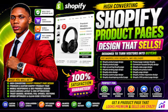 design high converting shopify product pages that increase sales