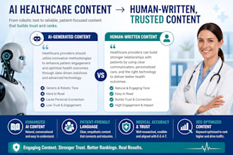 humanize ai healthcare content for eeat and SEO optimization