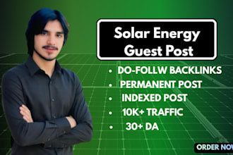 provide solar guest post backlinks on renewable energy blogs