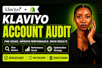 audit and optimize klaviyo email marketing for shopify stores