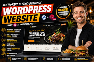 build a restaurant or food business wordpress website