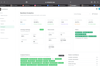 architect a quantitative crypto pattern scanner and trading bot