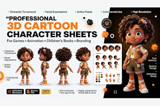illustrate 3d children story book illustrations and book covers