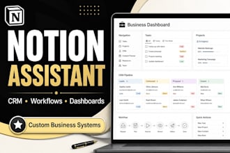 be your notion assistant for CRM dashboards and workflows