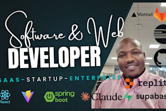 be your software developer, full stack web and API developer
